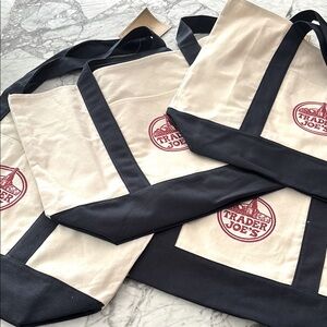 Set of 4 Trader Joe's Reusable Tote Bags